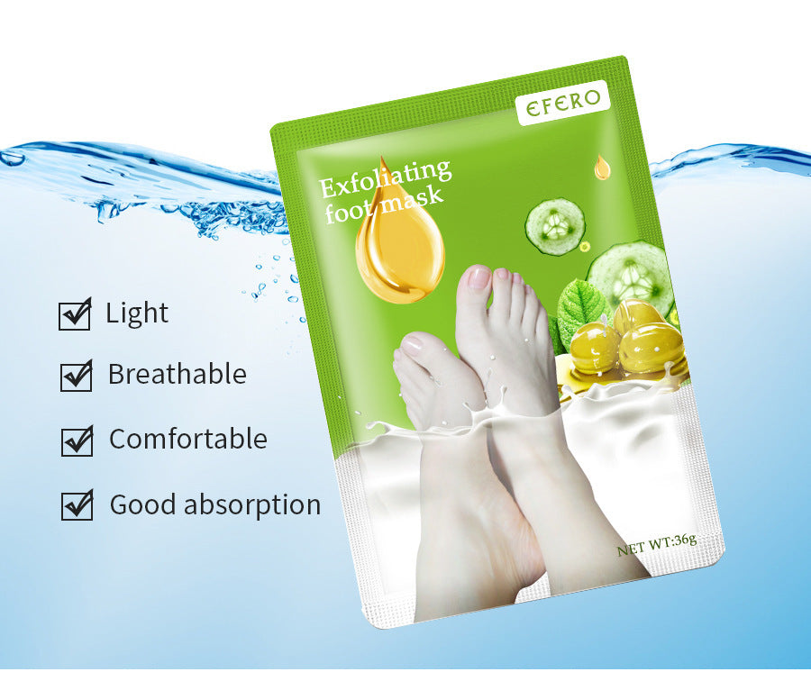 Exfoliating Foot Mask Foot SPA Pedicure Socks Removing Dead Skin Whitening Heels Feet Peeling Anti Cracked Foot Skin Care Exfoliating Foot Mask Foot SPA Pedicure Socks Removing Dead Skin Whitening Heels Feet Peeling Anti Cracked Foot Skin Care